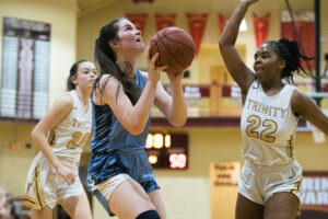 Trinity girls fall short of state tournament with 58-35 defeat against Frankfort